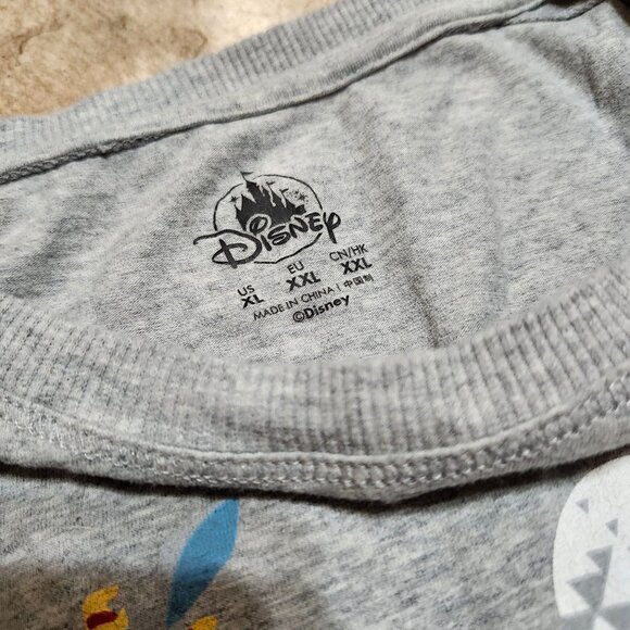 Disney World Women's XL Minnie Mouse 4 Park Graphic Sweatshirt Cropped Grey - Picture 3 of 6